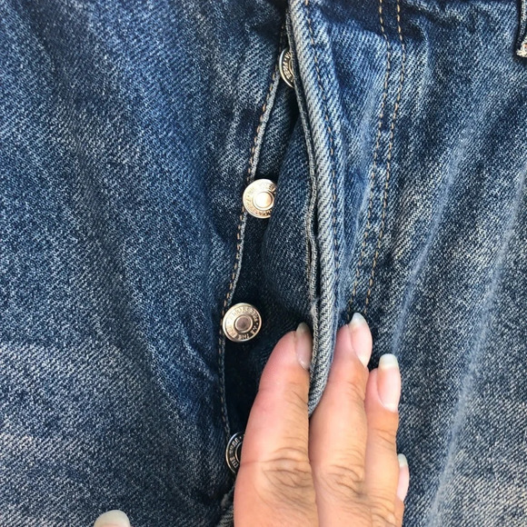 NWOT FREE PEOPLE ROCKY MOUNTAIN STRAIGHT JEANS - Picture 4 of 6